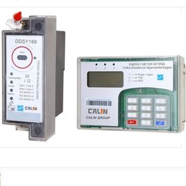 मॉडेम में प्लग के साथ 20 अंक CE SABS IEC प्रीपेड बिजली मीटर